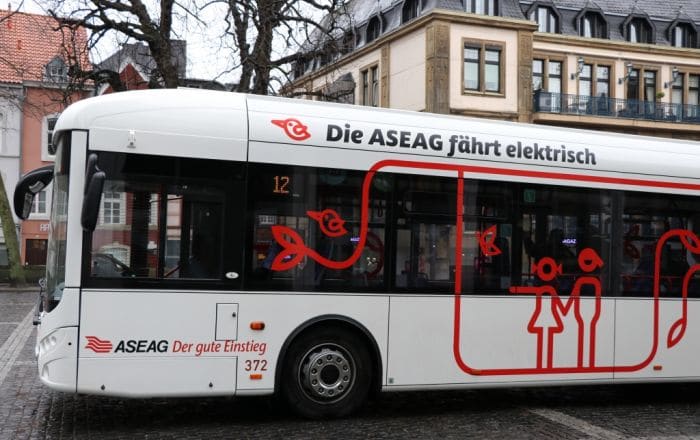 Elektrobus in Aachen