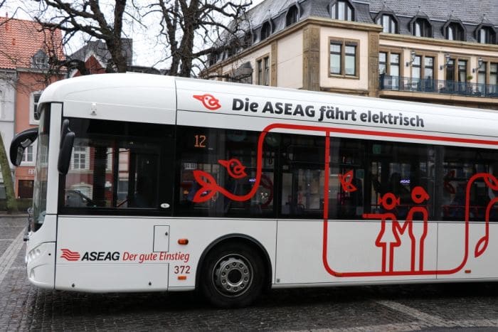 Elektrobus in Aachen
